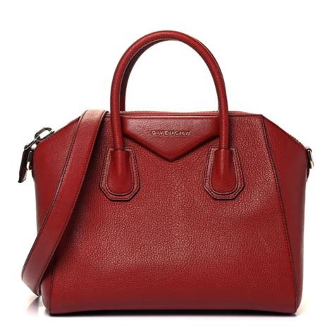 givenchy antigona mahogany|More.